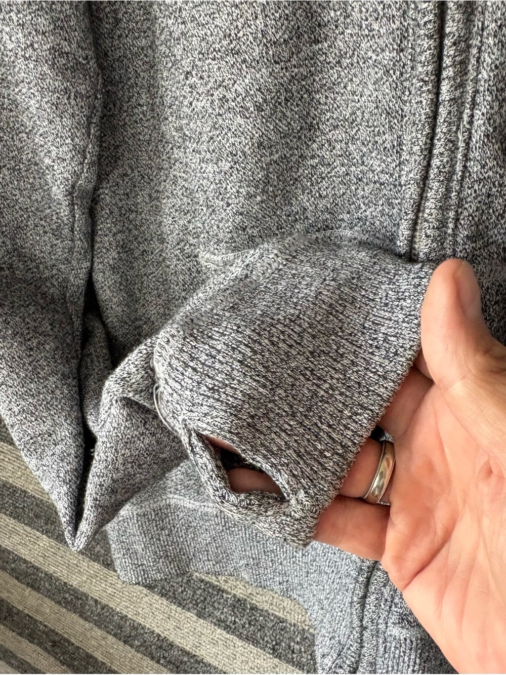 Roots Heather Grey Women’s Zip-Up Hoodie Sweatshirt XL EUC - Picture 10 of 10